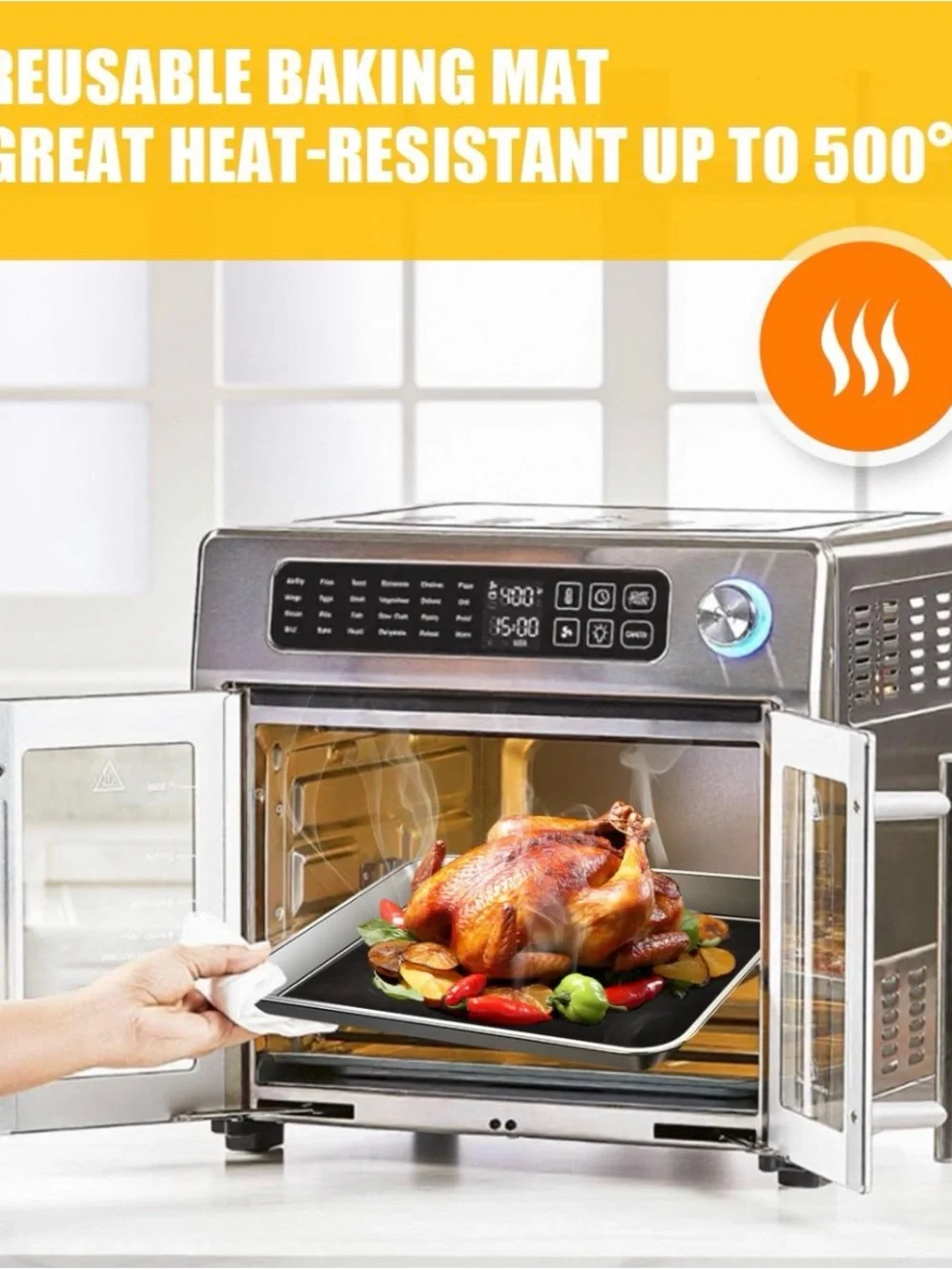 New in box | Emeril Lagasse French Door AirFryer 360 Stainless Steel 10-in-1